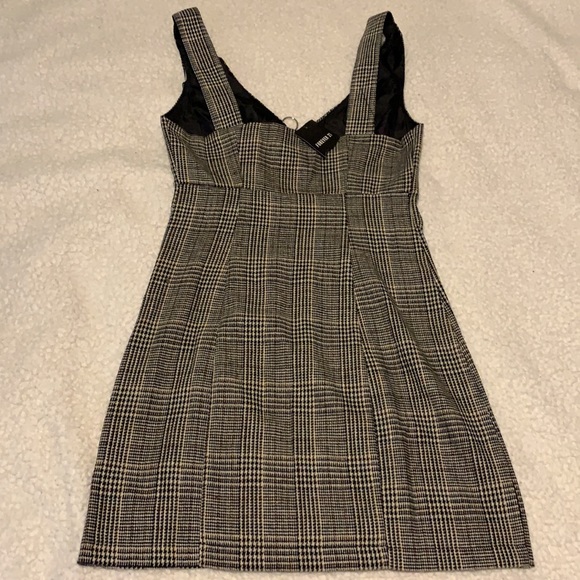 F21 Plaid Zip Dress - Picture 5 of 7